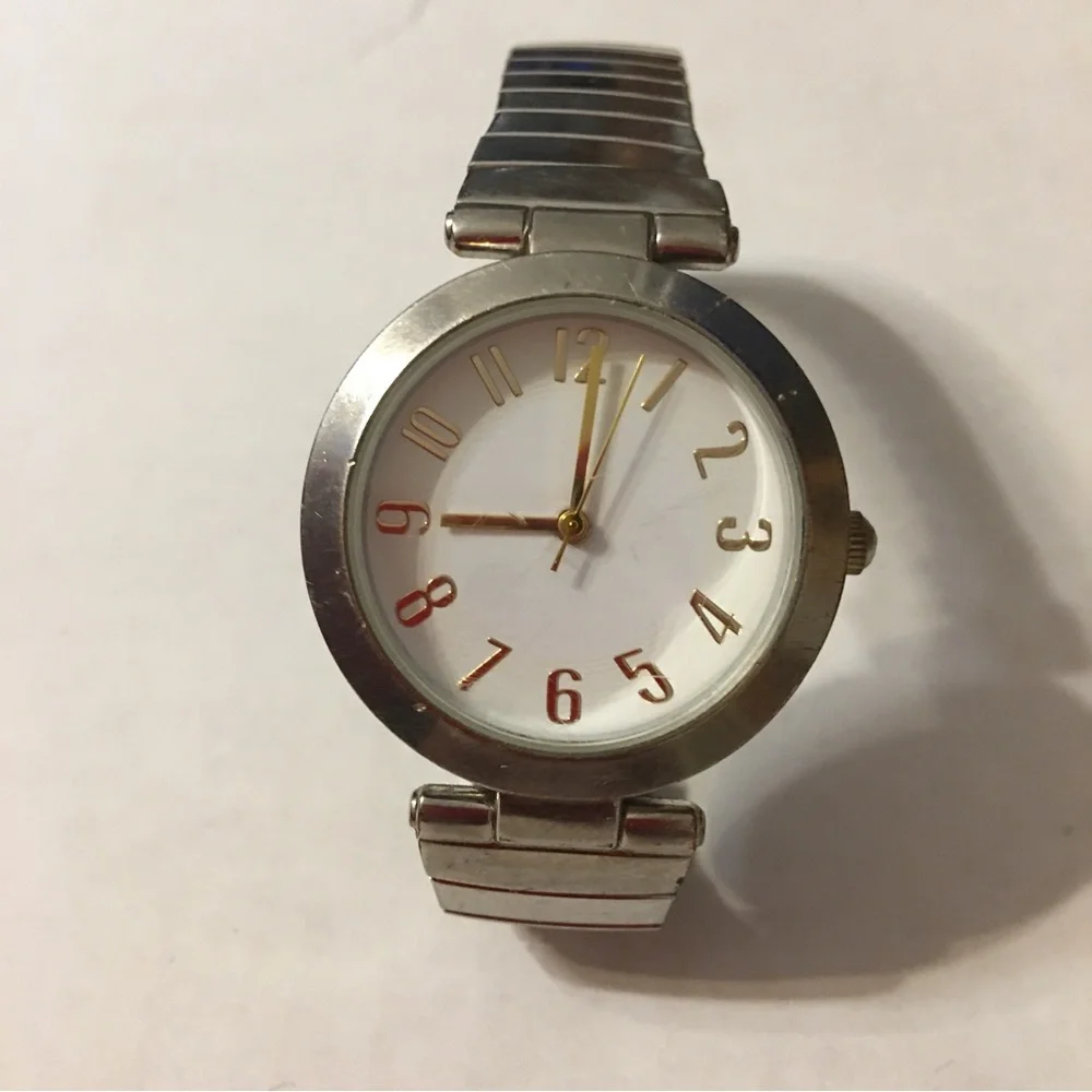 Wristwatch men Y121F Japan movt 78/1034TT Base metal Bezel Stainless Steel Back - Picture 1 of 7
